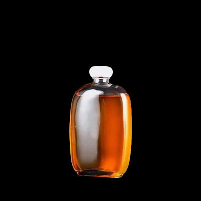 Clear Glass Milk Bottles 250ML Leak Proof / Reusable Dishwasher Safe for Eco Friendly Serving