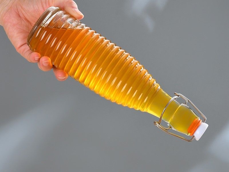 1000ml Capacity Clear Leak Proof Small Glass Bottles Reusable Vintage Glass Milk Jars For Refrigerator Storage