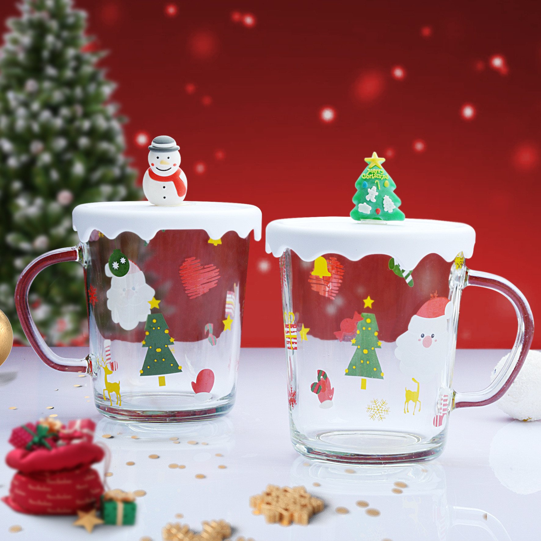 400ml Christmas Coffee Mug by Hoshine Joy for Everyday Hydration